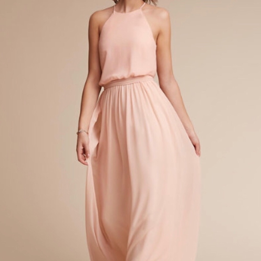 BHLDN Alana Dress in Pale Blush